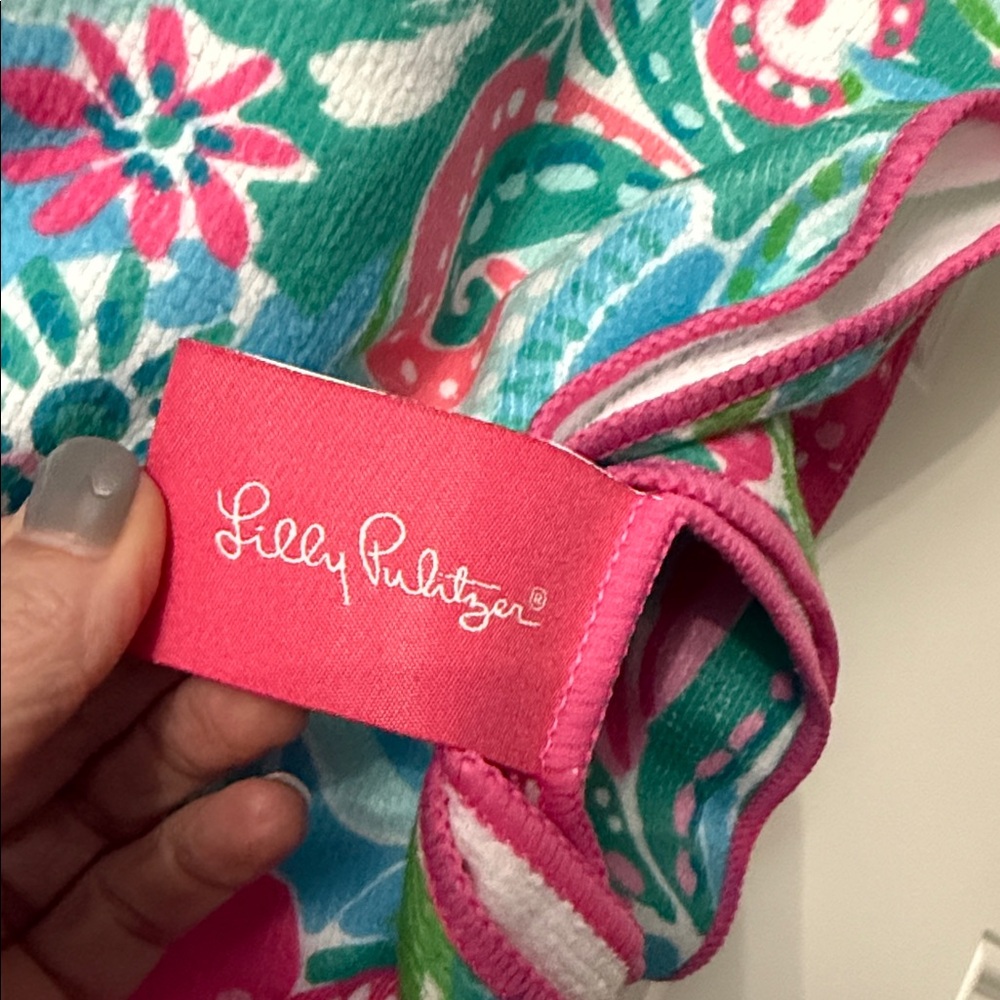Lilly Pulitzer Colorful tropical Floral Beach Towel oversized